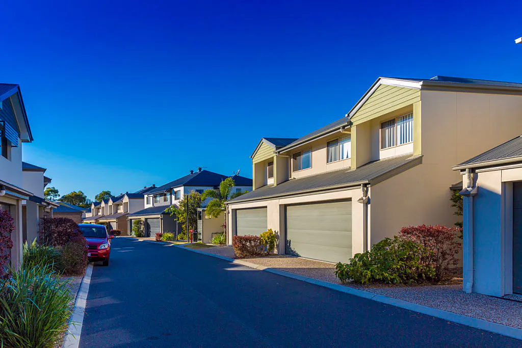 A general view of properties at North Lakes in Brisbane, Australia, on June 10, 2016. (Glenn Hunt/Getty Images)