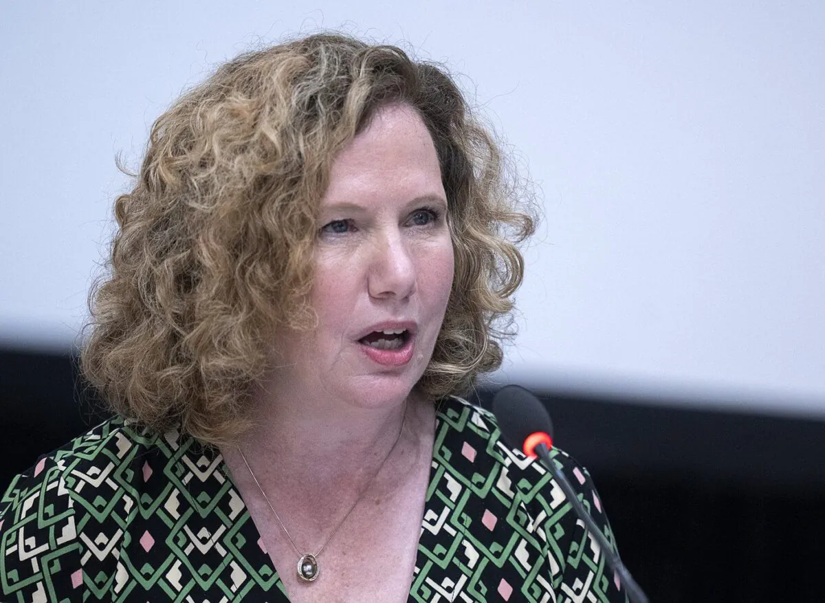 Michelaine Lahaie, chair of the Civilian Review and Complaints Commission for the RCMP in Dartmouth, NS on Sept. 14, 2022. (The Canadian Press/Andrew Vaughan)