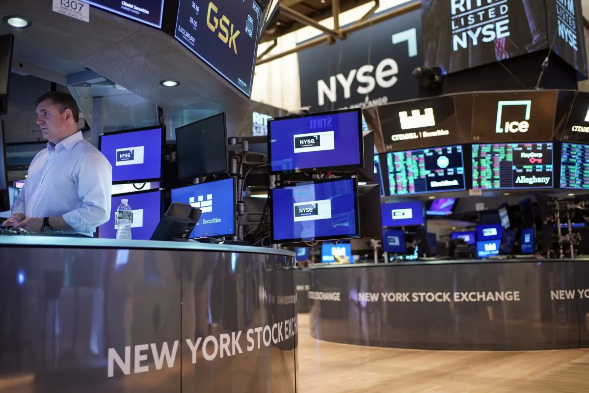 Traders work on the floor at the New York Stock Exchange in New York on Aug. 10, 2022. (Seth Wenig/AP Photo)