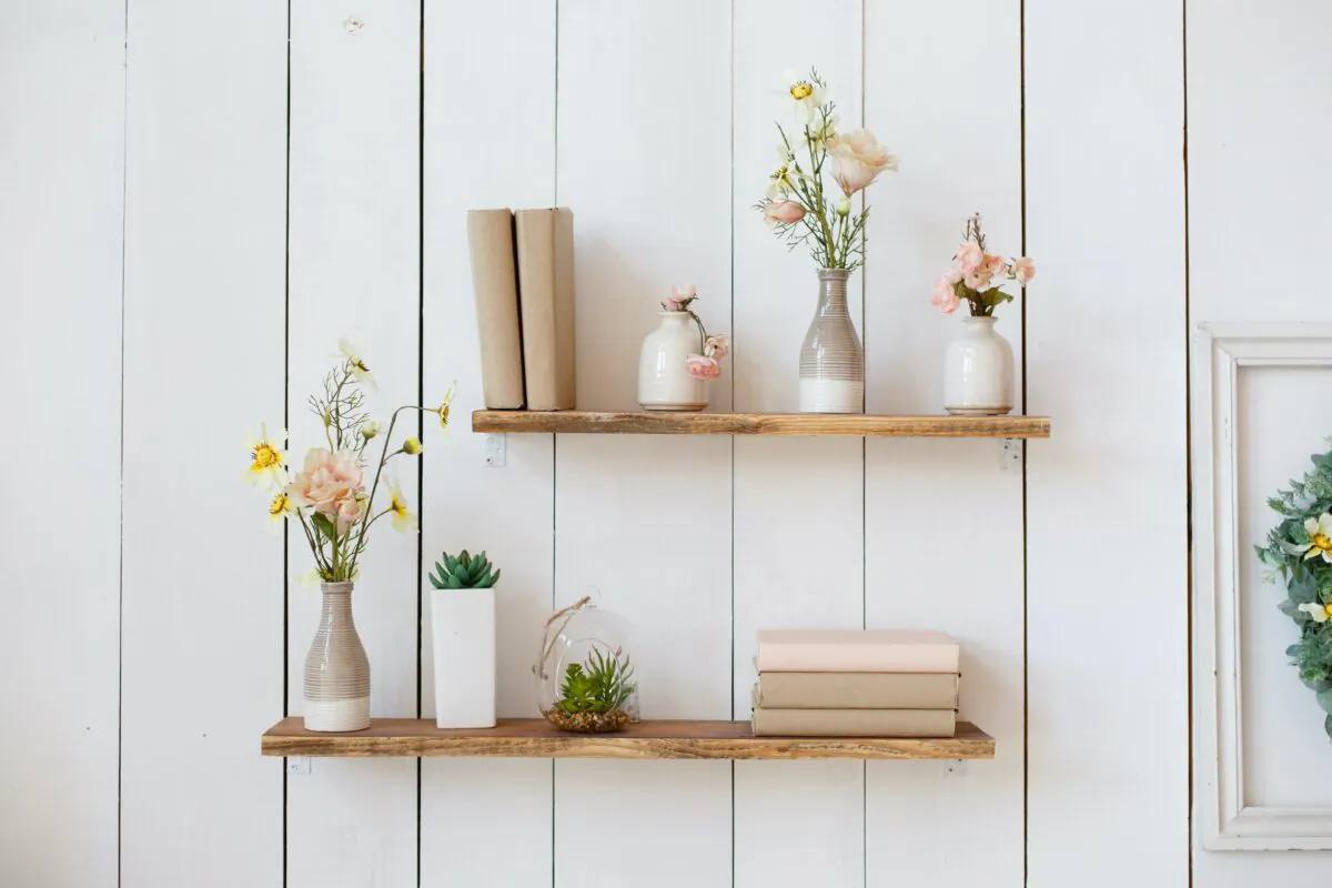 Whether they are to hold textbooks or tools, strong and safe shelves depend on having the right anchor. (JasminkaM/Shutterstock)