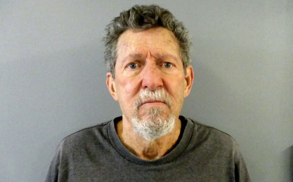 Alan Lee Phillips in a booking photo on Feb. 24, 2021. (Park County Sheriff's Office via AP)