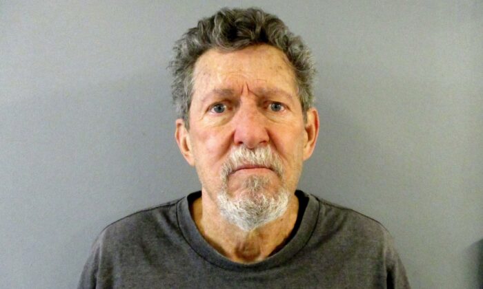 Alan Lee Phillips in a booking photo on Feb. 24, 2021. (Park County Sheriff's Office via AP)