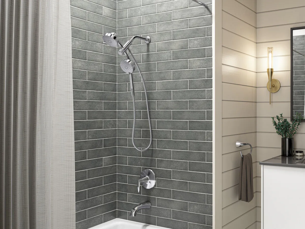 Not only are personal showers relaxing, they can also help with cleaning and rinsing the shower area. (Kohler/TNS)