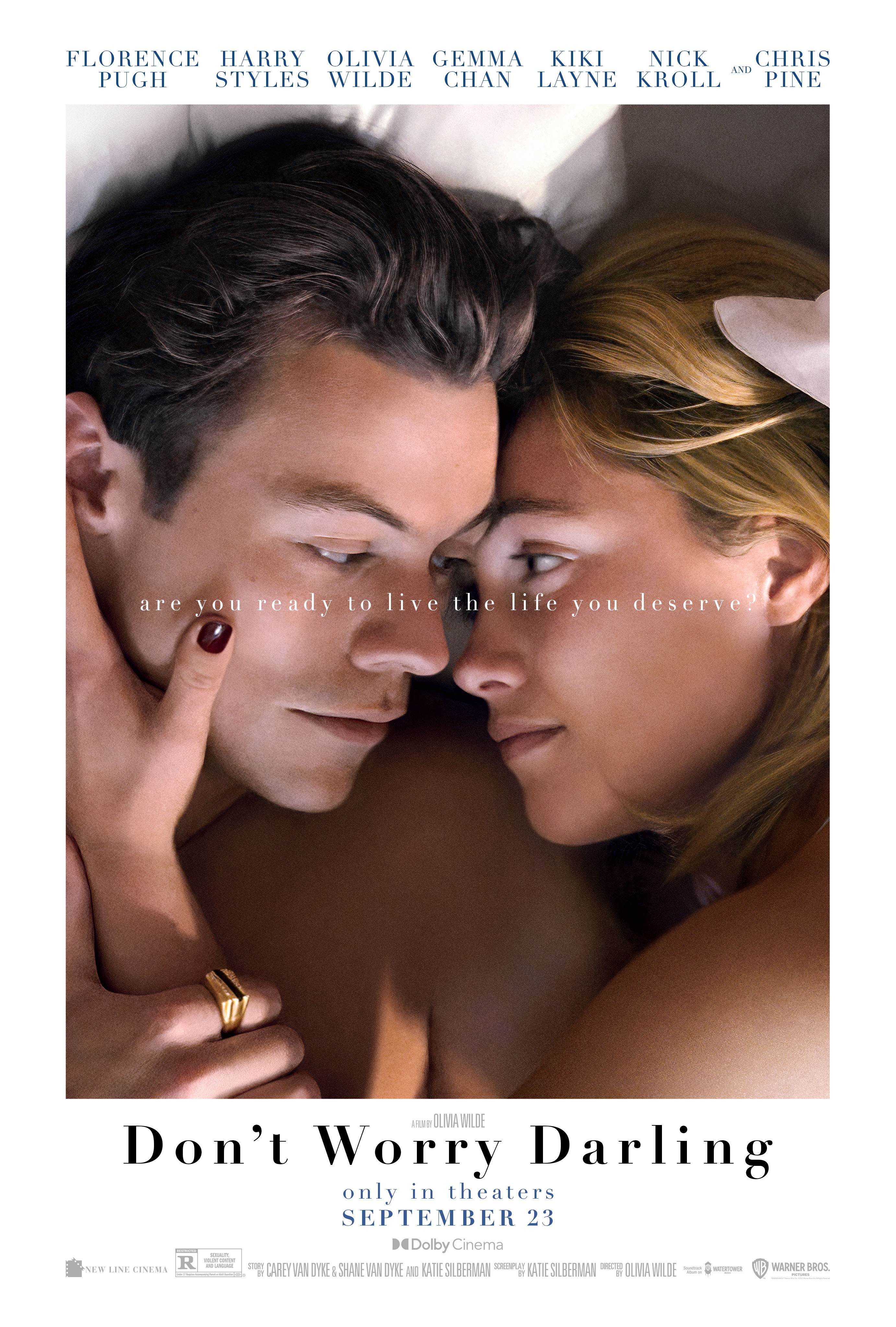 Movie poster for "Don't Worry Darling."