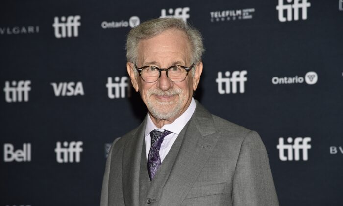 Director Steven Spielberg attends the premiere of "The Fabelmans" at the Princess of Wales Theatre during the Toronto International Film Festival in Toronto on Sept. 10, 2022. (Evan Agostini/Invision/AP)