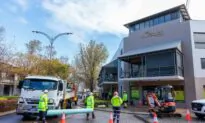 Mercedes-Benz Swallowed by Sinkhole in Perth, Australia