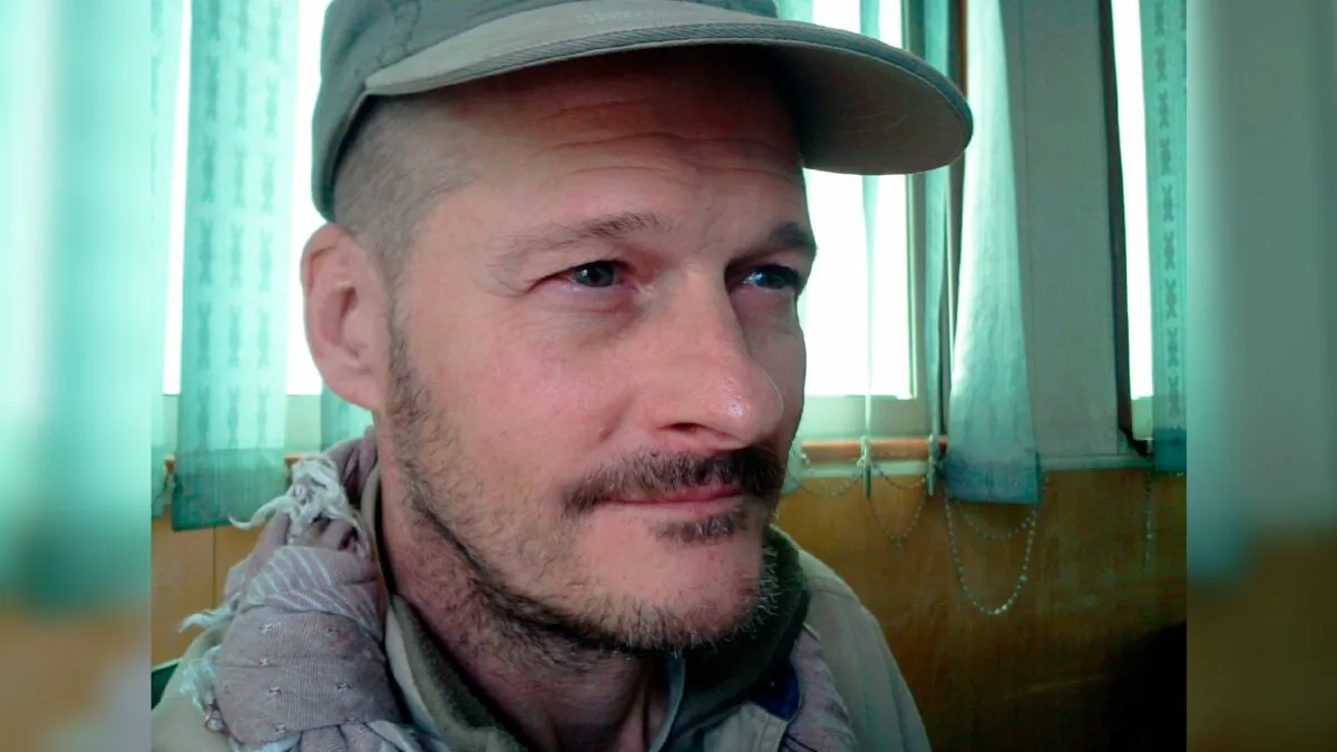 Mark Frerichs, a U.S. veteran and civilian contractor held more than two years in Afghanistan by the Taliban, in a file photo. (Charlene Cakora via AP)
