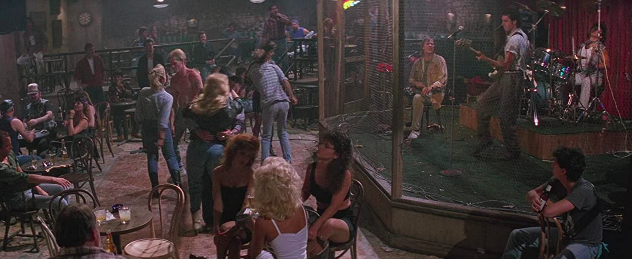 crowded barroom in ROAD HOUSE 