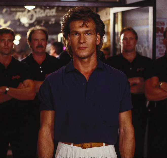 men in black shirts in ROAD HOUSE 