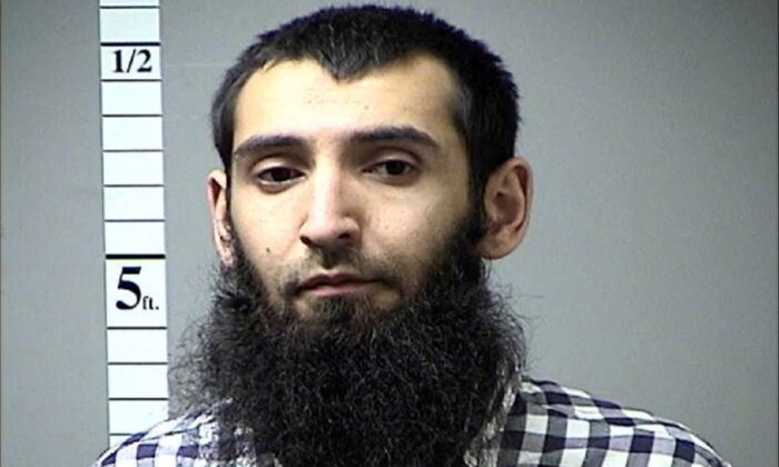 Sayfullo Saipov, the suspect in the New York City truck attack, on Nov. 1, 2017. (St. Charles County Department of Corrections/Handout via Reuters)