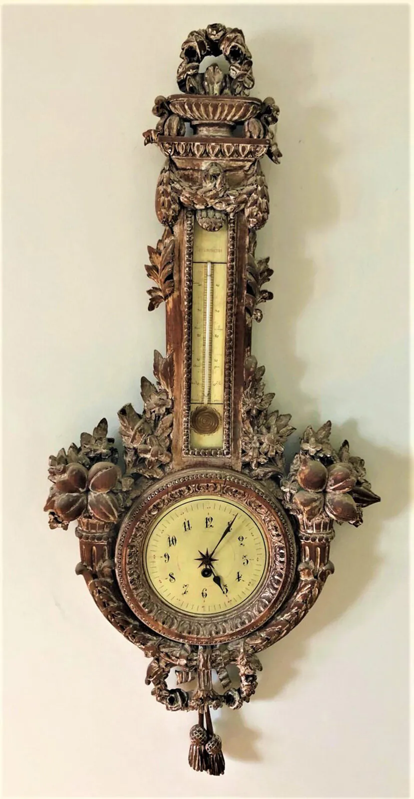 This clock is in the French rococo style. (Handout/TNS)