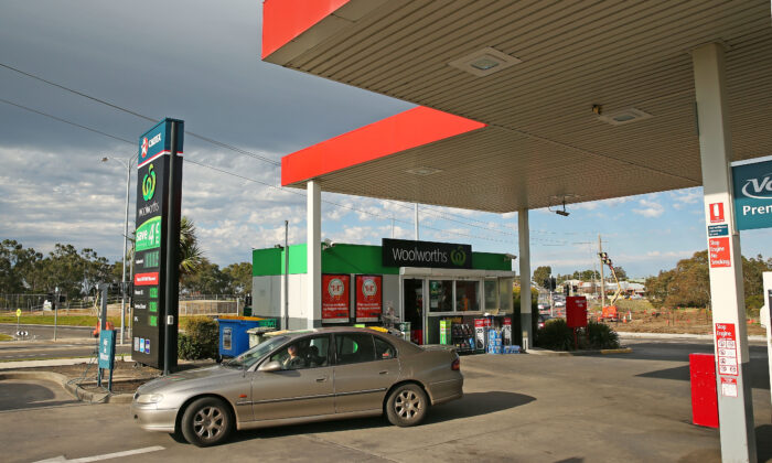 A general view of the Caltex Woolworths petrol station in Melbourne, Australia, on Aug. 10, 2017. (Scott Barbour/Getty Images)