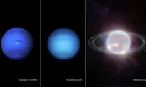 Neptune and Rings Shine in Photos From New Space Telescope