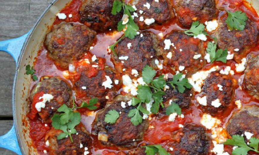 Lean Into Fall With Braised Lamb Meatballs