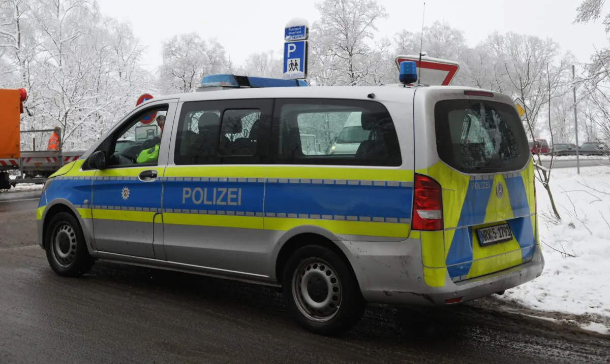 File photo of a police car in Germany. (Ina Fassbender/AFP via Getty Images)