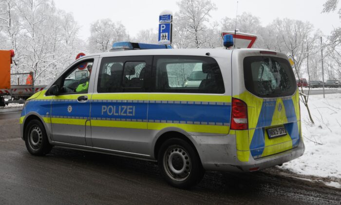 File photo of a police car in Germany. (Ina Fassbender/AFP via Getty Images)
