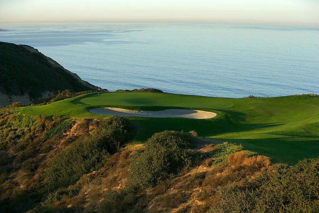 A general view of the 3rd hole, Torrey Pines South Golf Course, site of the 2008 U.S. Open in La Jolla, Calif., on March 16, 2008. (Donald Miralle/Getty Images)