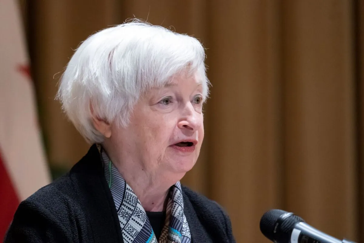 Treasury Secretary Janet Yellen speaks after touring the IRS New Carrolton Federal Building, in Lanham, Md., on Sept. 15, 2022. (Alex Brandon/AP Photo)