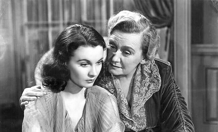 Photo of Vivien Leigh and Lucile Watson from the 1940 film "Waterloo Bridge." (Public Domain)