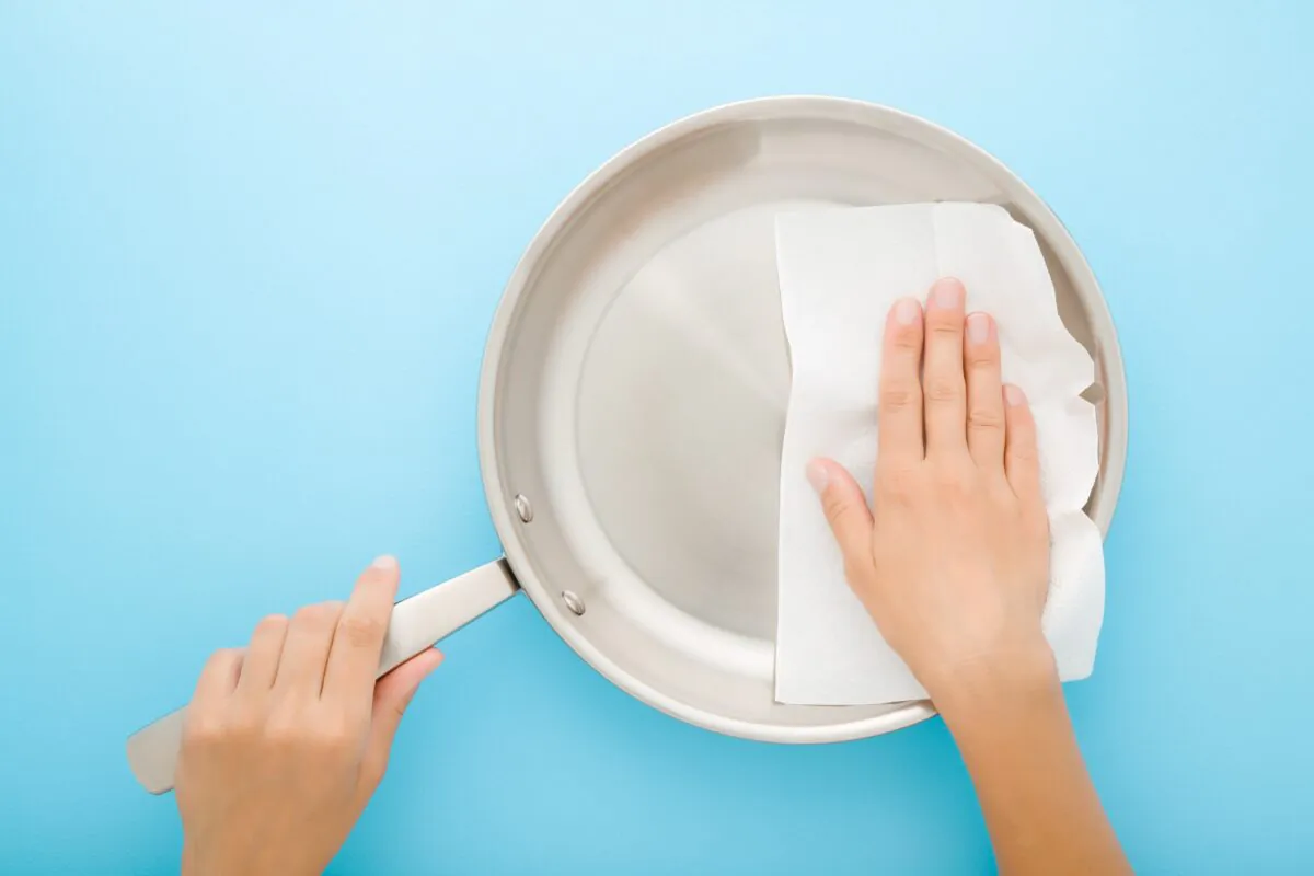Aluminum Discoloration can be tackled with ordinary household products like lemon juice, vinegar, or cream of tartar. (FotoDuets/Shutterstock)