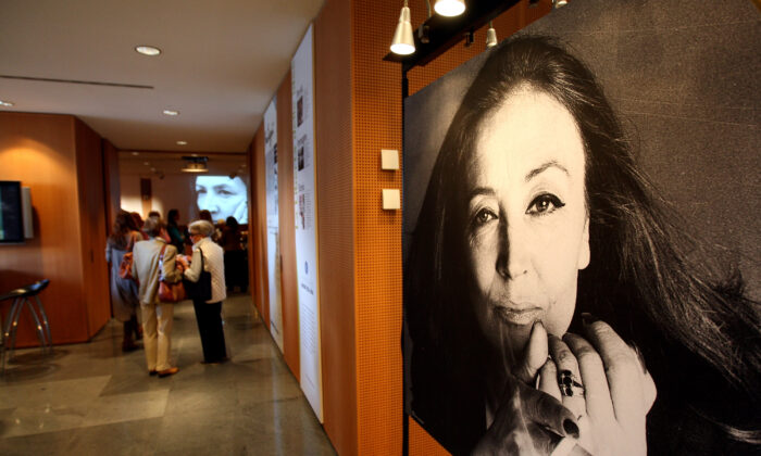 A tribute to Oriana Fallaci was held at Fondazione Corriere della Sera, in Milan, Italy, on Sept. 15, 2008. Oriana Fallaci was an Italian journalist, author, and political interviewer. She died on Sept. 15, 2006. (Vittorio Zunino Celotto/Getty Images)