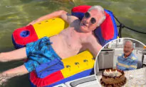 Age-Defying Grandpa Dives Into a Lake on 106th Birthday, Says God Takes Care of Him