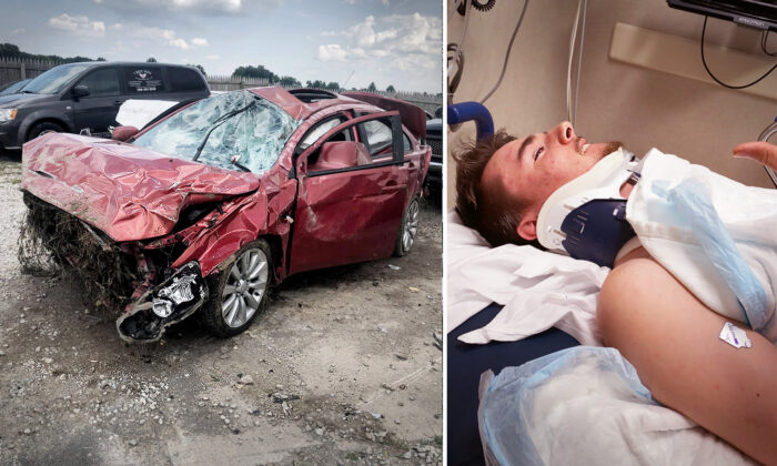 'God Saved Me': Indiana Teen Survives Crash, Flipping 5 Times in Speeding Car With No Injury—Is 'Thankful'