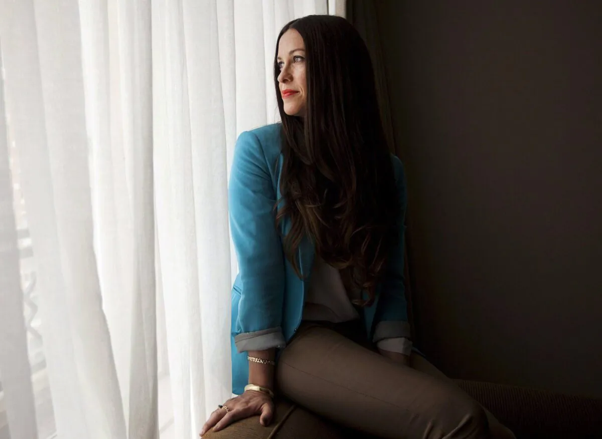 Canadian singer Alanis Morissette poses for a photo in Toronto on Aug. 2, 2012. (The Canadian Press/Michelle Siu)
