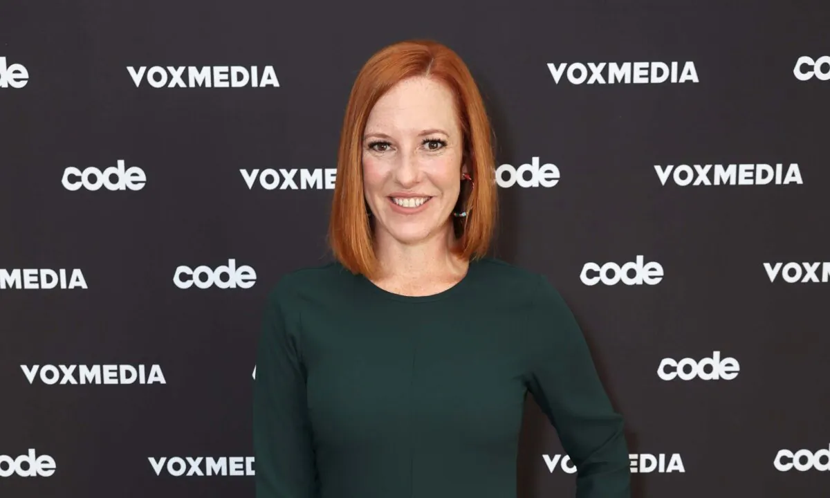 Former White House press secretary Jen Psaki attends Vox Media's 2022 Code Conference - Day 2 in Beverly Hills, Calif., on Sept. 7, 2022. (Randy Shropshire/Getty Images for Vox Media)