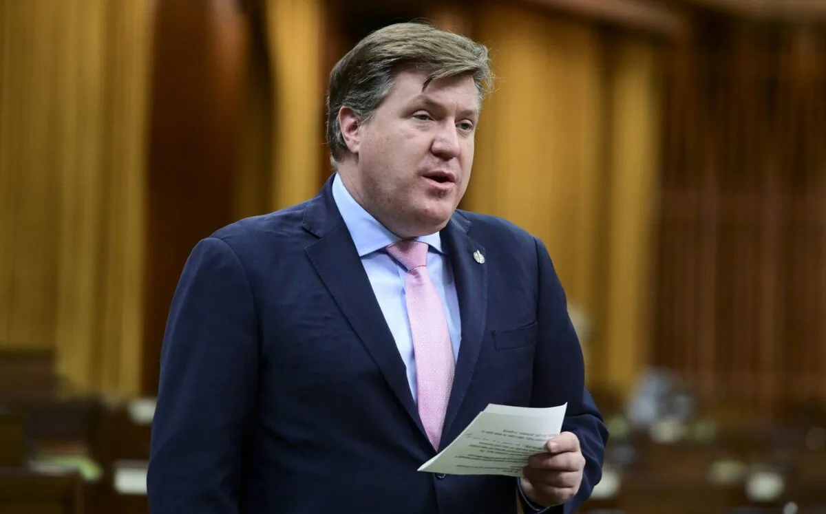 Conservative MP Pat Kelly rises during question period in the House of Commons on Parliament Hill in Ottawa on June 4, 2021. (The Canadian Press/Sean Kilpatrick)