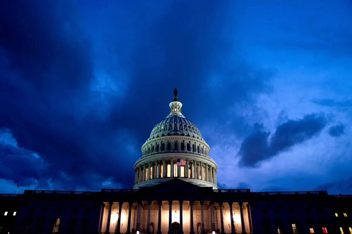 The Capitol is seen in Washington on Aug. 6, 2022. (Stephani Reynolds/AFP via Getty Images)