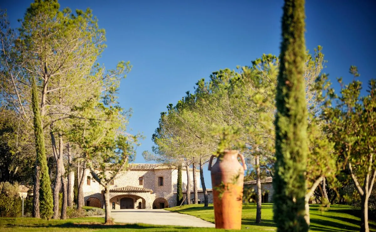 Set high on a hilltop overlooking the French Riviera, the property sprawls on a grand scale, affording a most unique lifestyle to its owners. (Courtesy of the property owners & Carlton International)