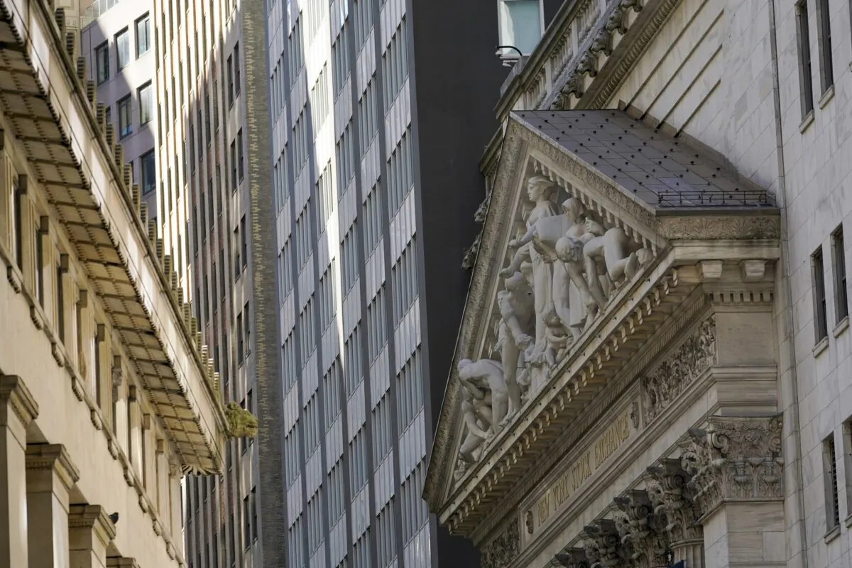 The New York Stock Exchange in New York on Sept. 27, 2022. (Mary Altaffer/AP Photo)