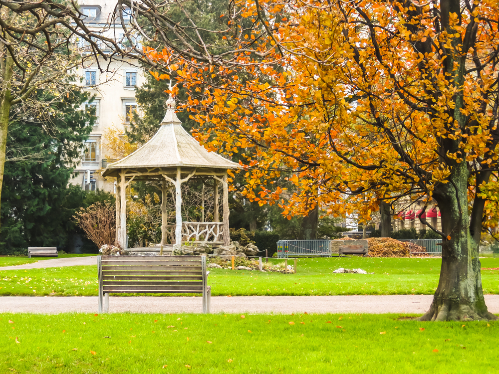 Jardin,Anglais,,English-inspired,Landmark,Park,With,Lake,Geneva,Views.,Geneva