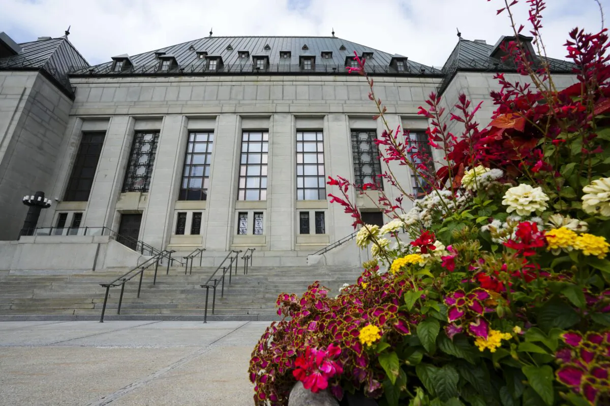 The Supreme Court of Canada is pictured in Ottawa on Sept. 6, 2022. (The Canadian Press/Sean Kilpatrick)