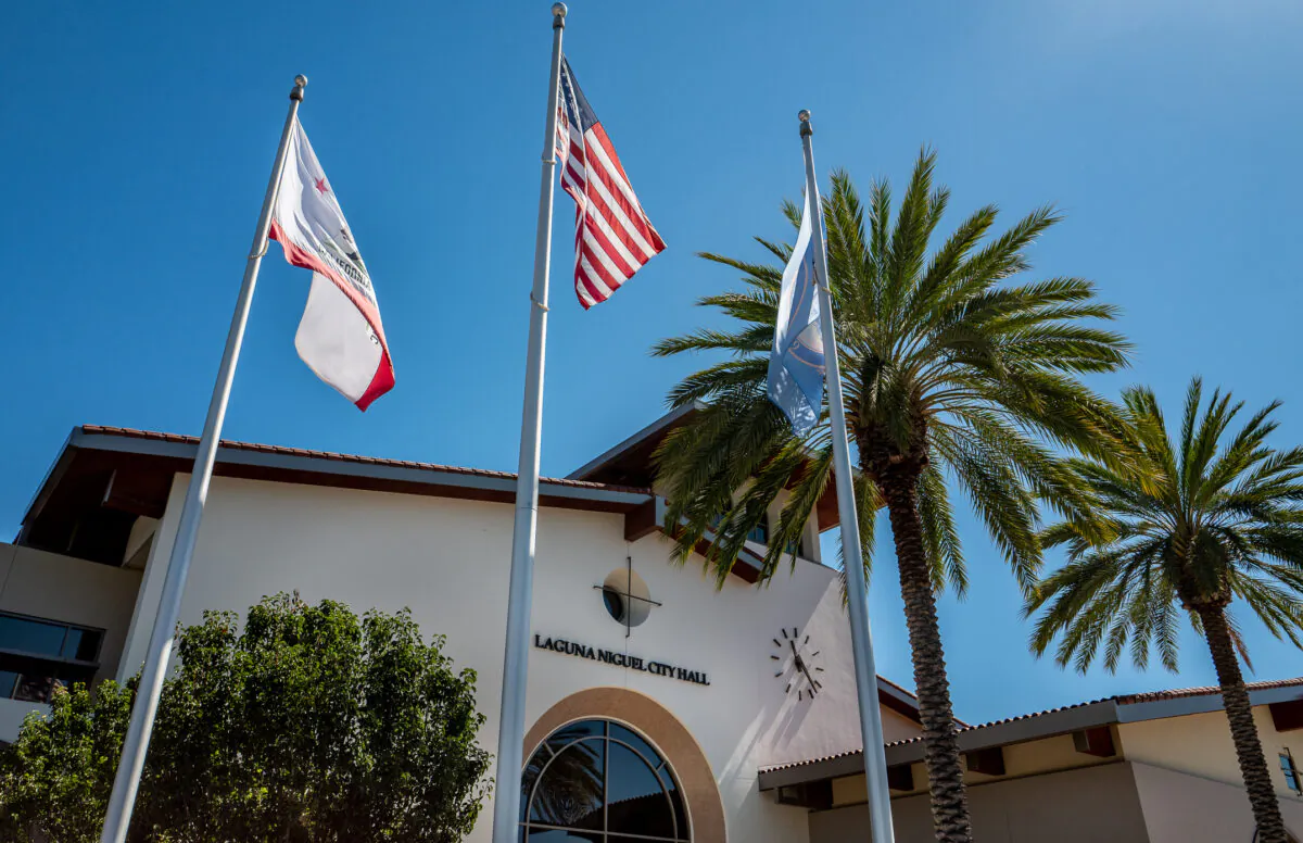 The Civic Center building of Laguna Niguel, Calif., on Sept. 20, 2022. (John Fredricks/The Epoch Times)