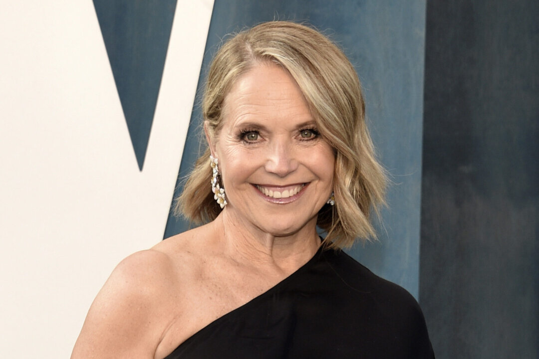 Katie Couric appears at the Vanity Fair Oscar Party in Beverly Hills, Calif., on March 27, 2022. (Evan Agostini/Invision/AP)
