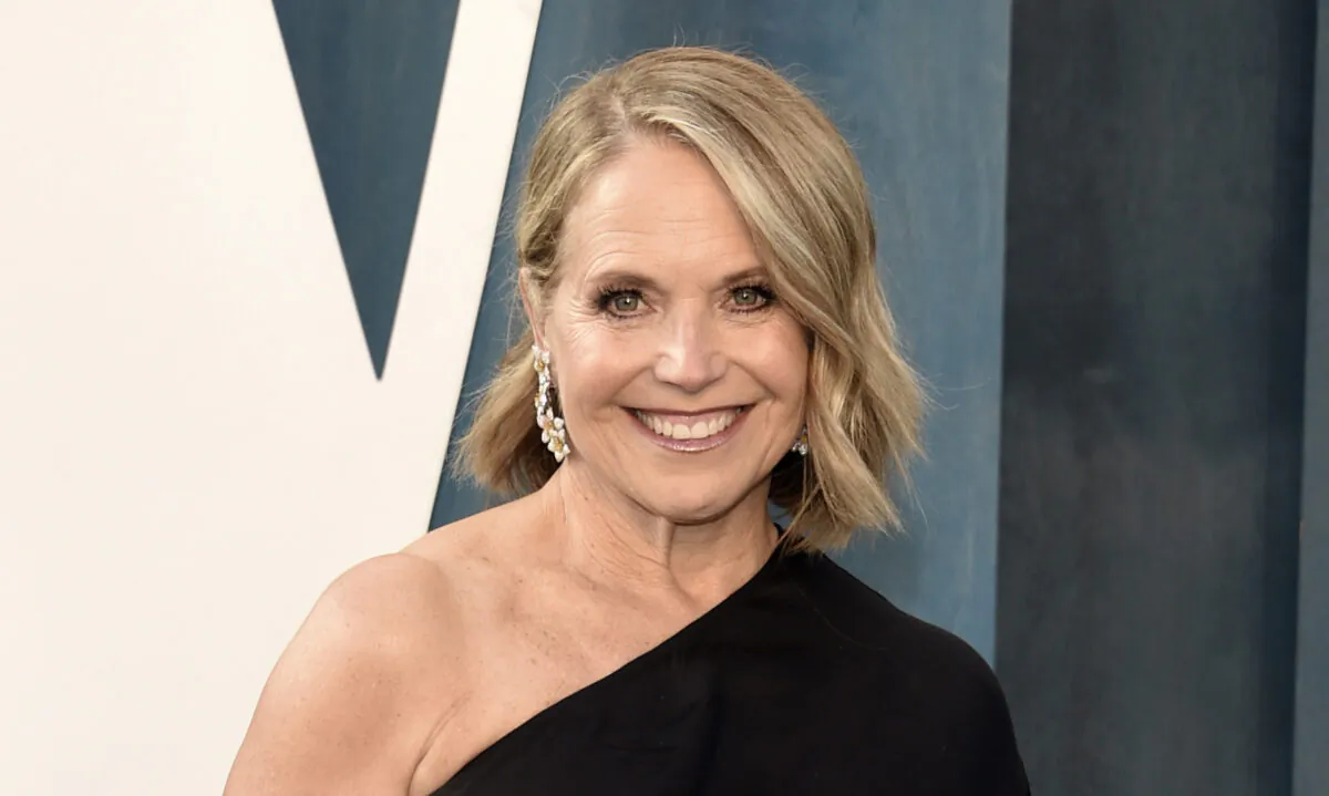 Katie Couric appears at the Vanity Fair Oscar Party in Beverly Hills, Calif., on March 27, 2022. (Evan Agostini/Invision/AP)