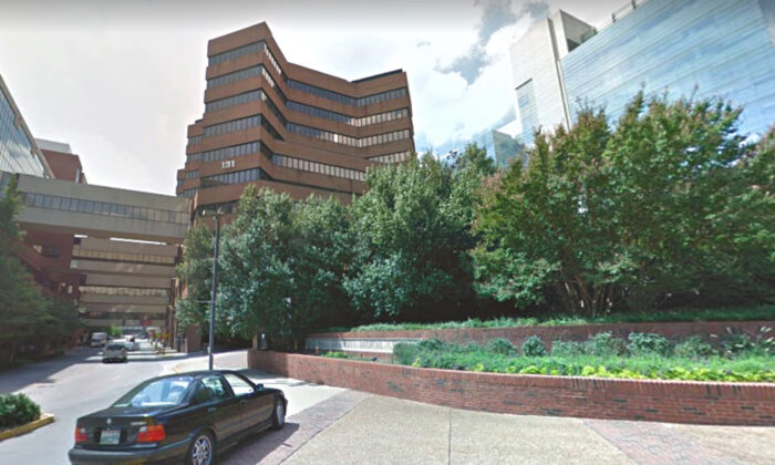 A view of Vanderbilt University Medical Center in Nashville, Tennessee in September 2013. (Google Street View)