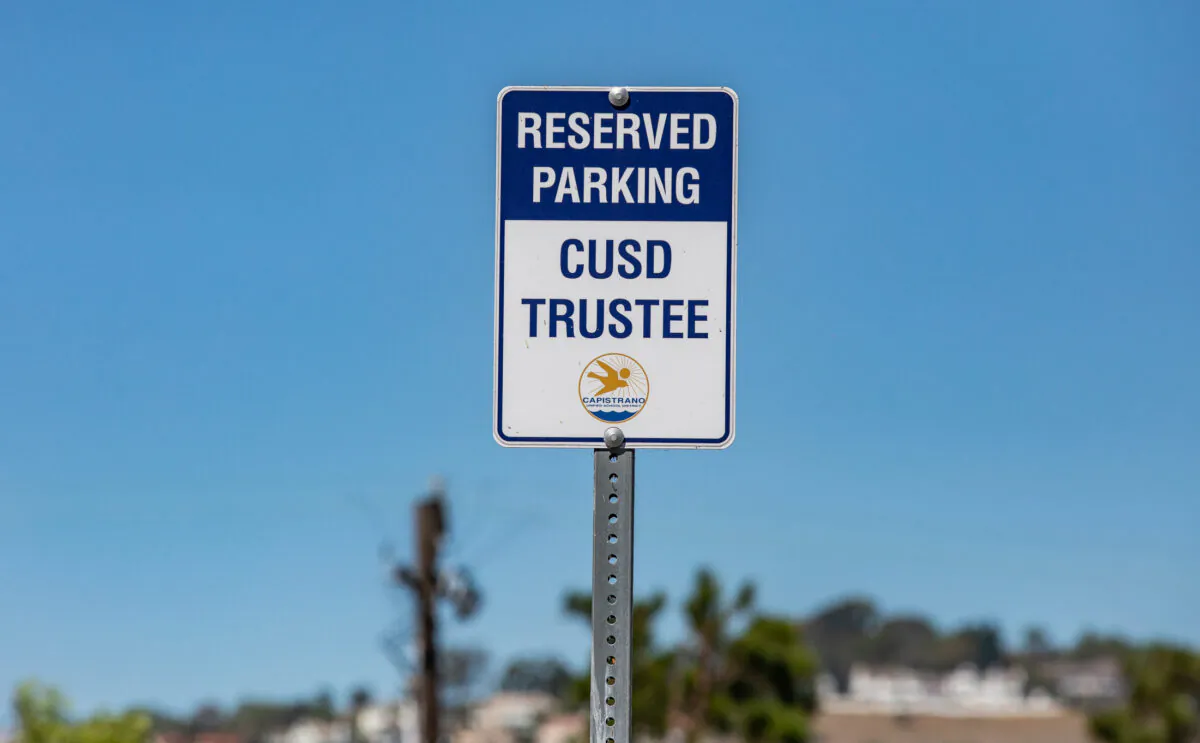 Capistrano Unified School District in San Juan Capistrano, Calif., on Sept. 20, 2022. (John Fredricks/The Epoch Times)