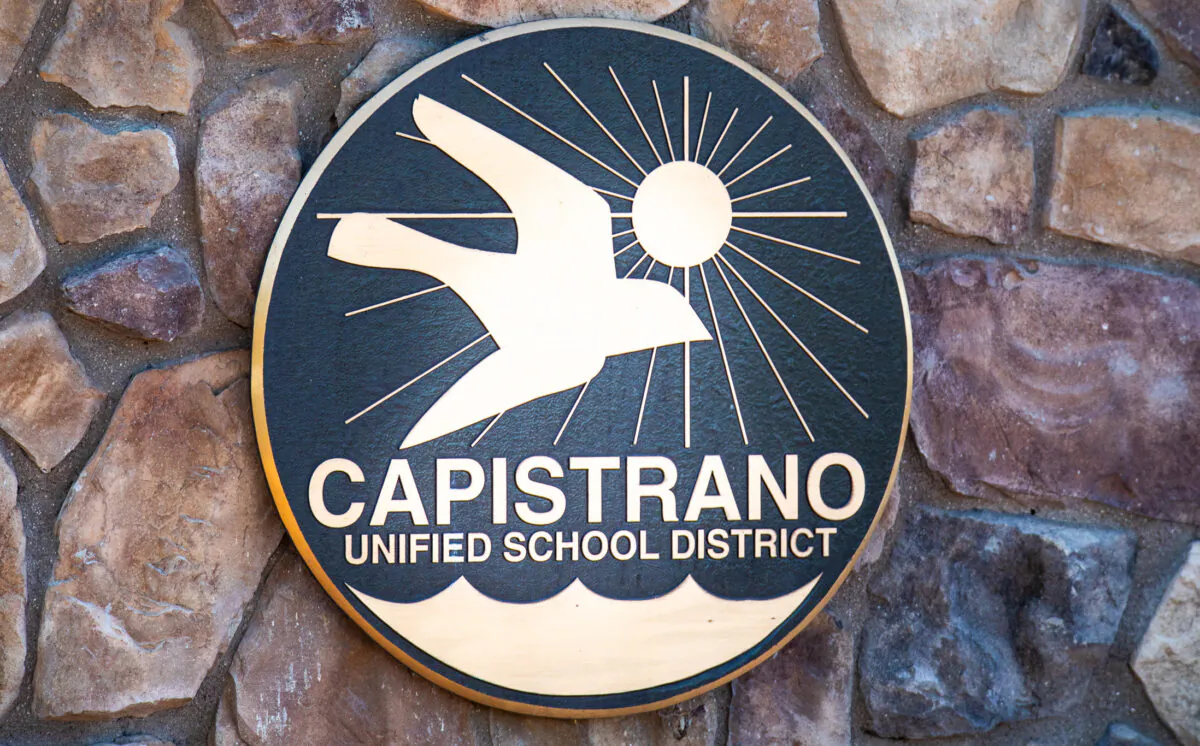 Capistrano Unified School District in San Juan Capistrano, Calif., on Sept. 20, 2022. (John Fredricks/The Epoch Times)
