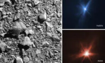 Space Telescopes Capture Asteroid Slam With Striking Clarity