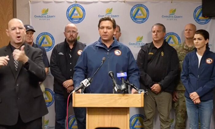 Florida Governor Desantis Gives Update On Storm Ian Rescue Efforts Epochtv