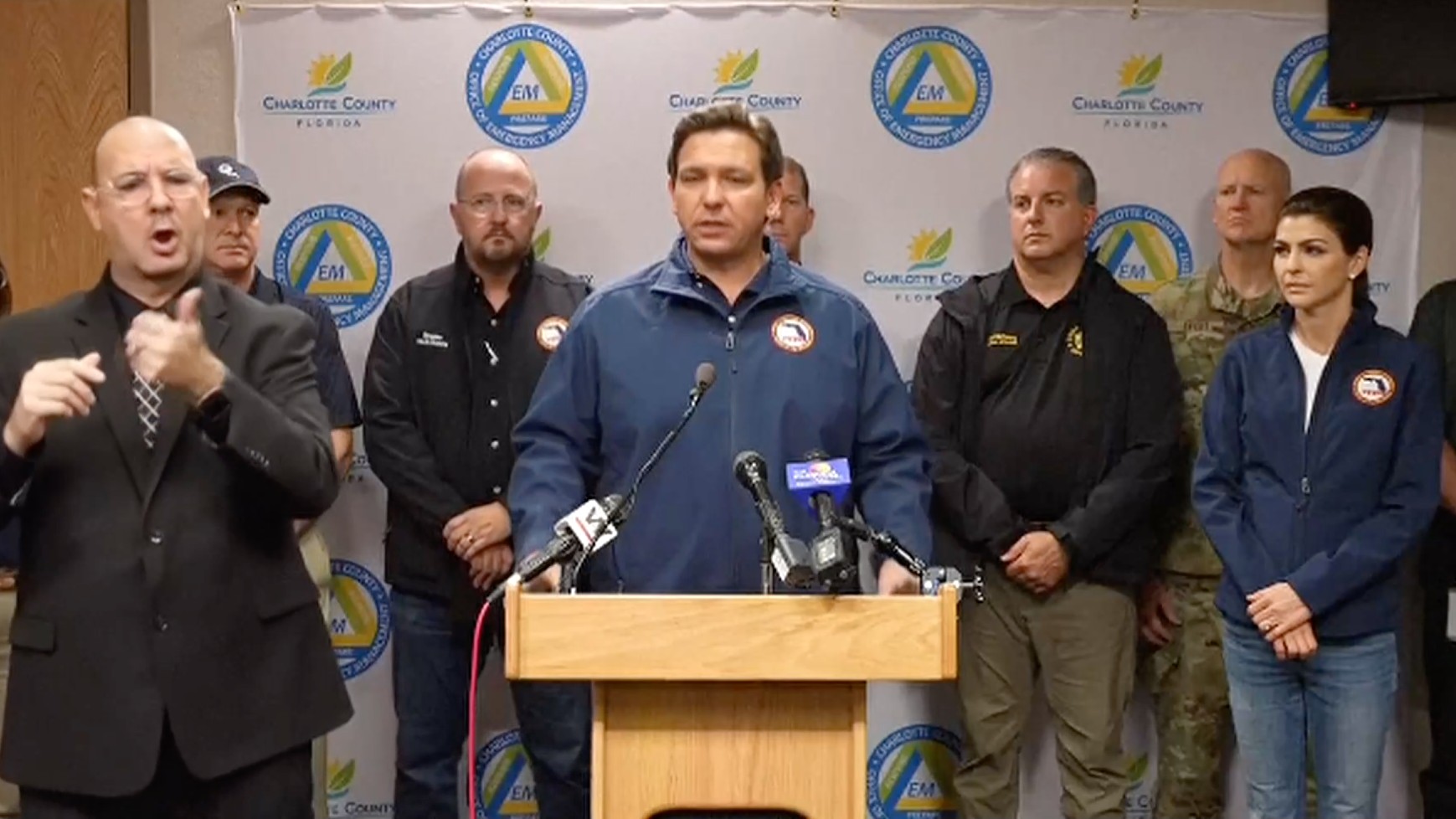 Florida Governor DeSantis Gives Update on Storm Ian Rescue Efforts ...