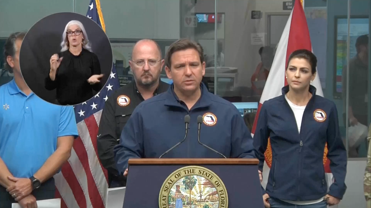 Florida Governor DeSantis Gives Update on Storm Ian Rescue Efforts ...