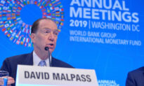 World Bank’s Malpass Sees Risk of Stagflation, Likely Recession in Europe