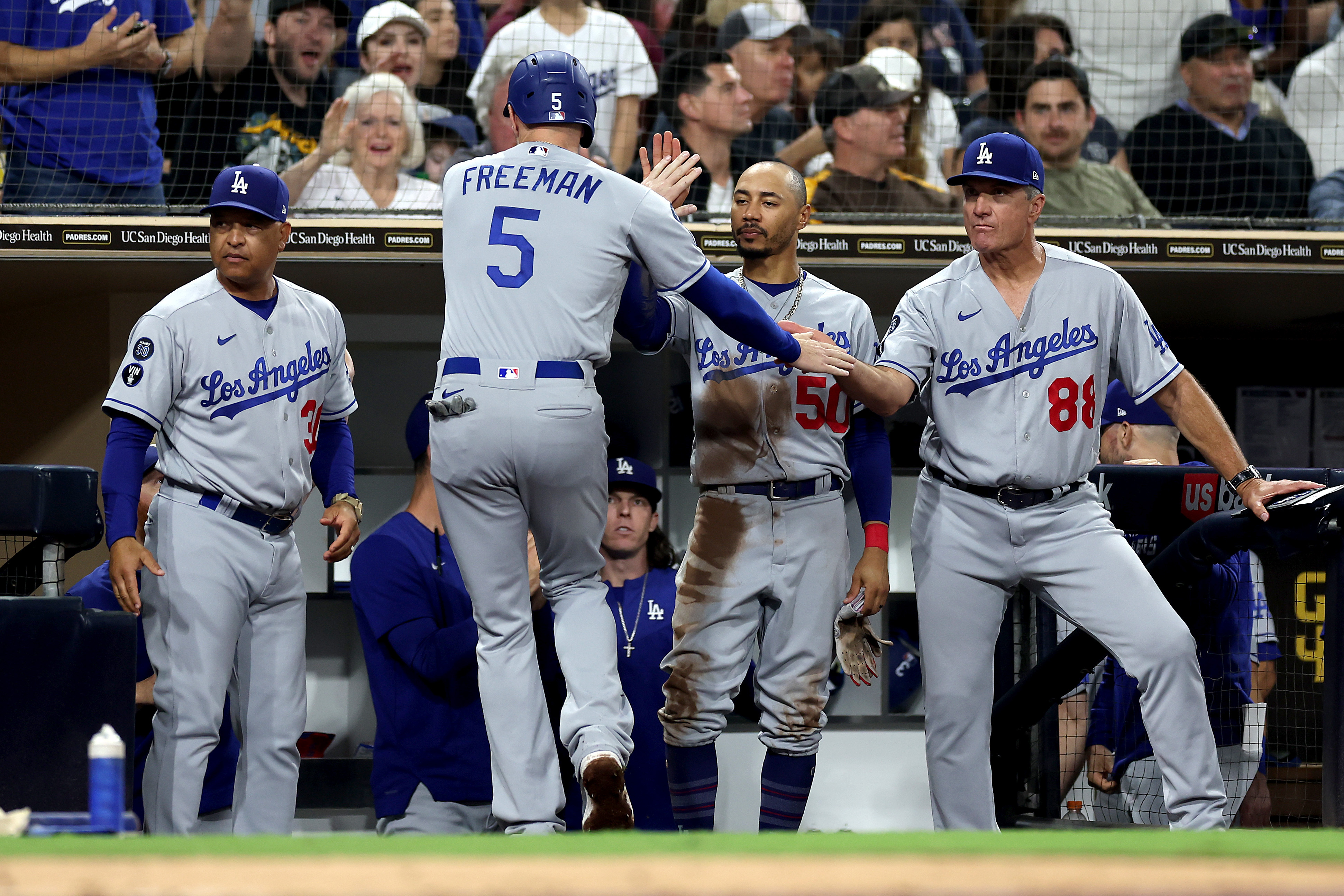 Sean Manaea of the San Diego Padres looks on from the dugout during News  Photo - Getty Images