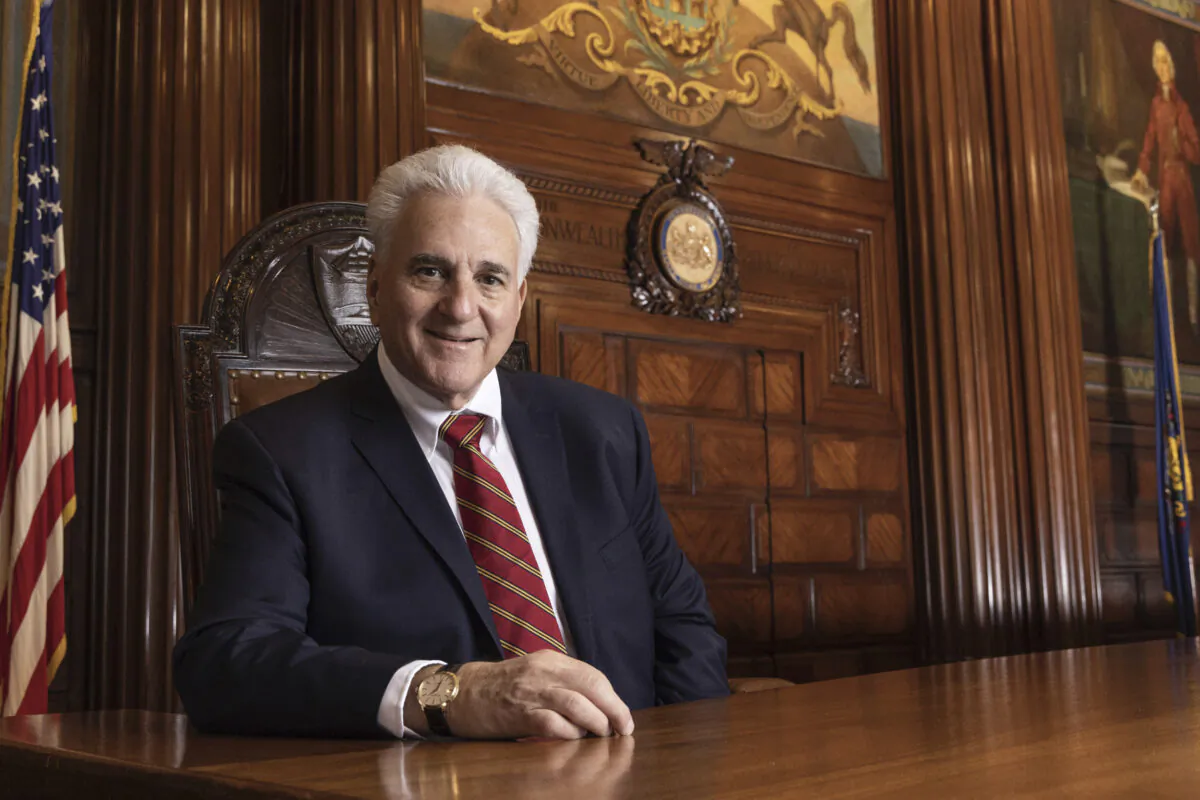 Max Baer, the chief justice of the Pennsylvania Supreme Court, in a file photo. (Administrative office of Pennsylvania Courts via AP)
