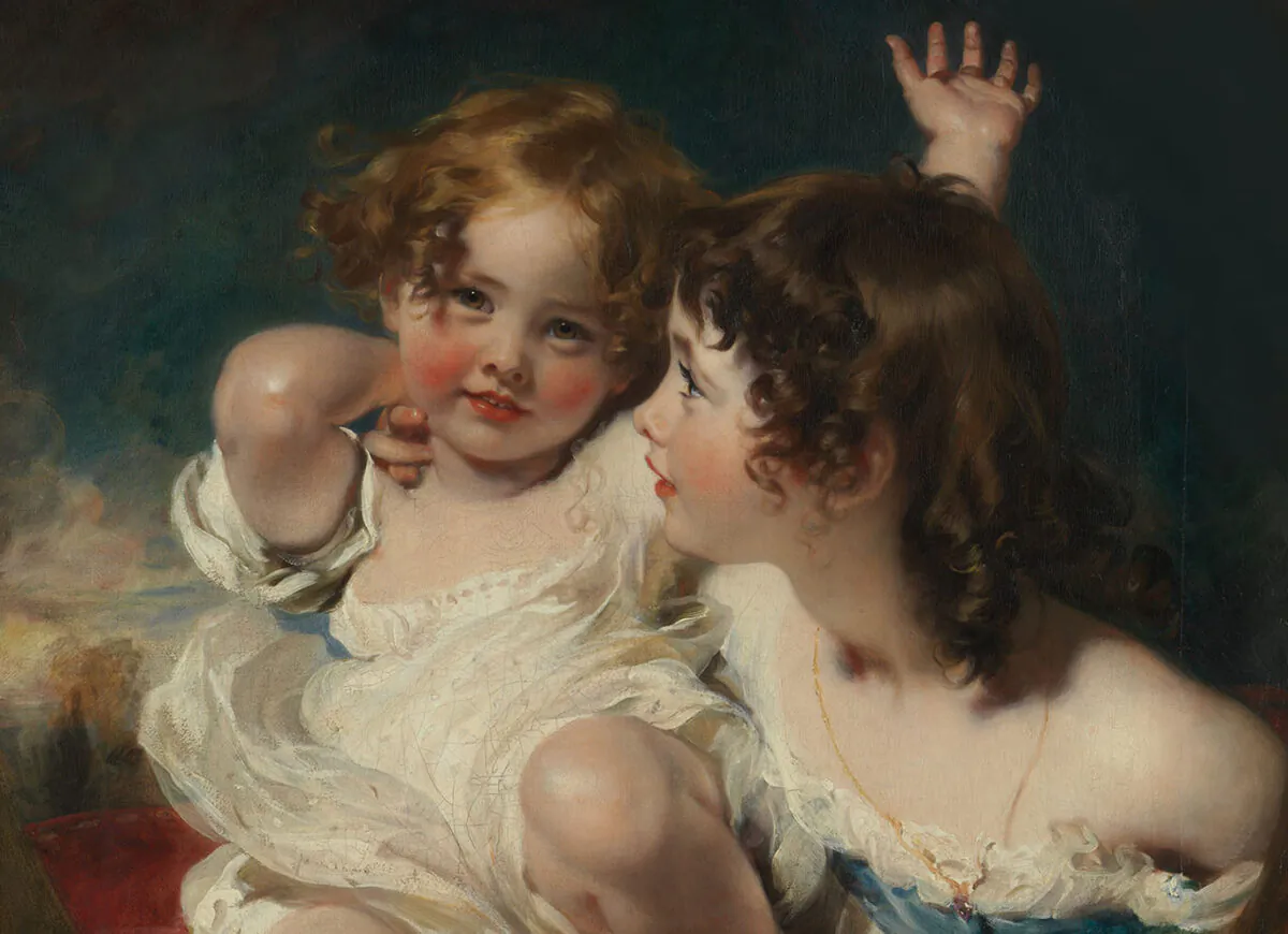 Detail from "The Calmady Children," 1823, by Sir Thomas Lawrence. Metropolitan Museum of Art, New York City. (Public Domain)