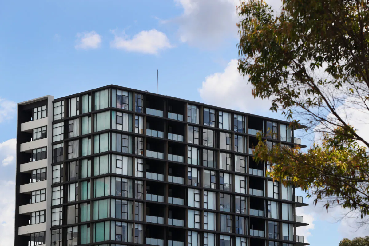 A general view of apartments in the suburb of Zetland in Sydney, Australia, on Sept. 7, 2022. (Lisa Maree Williams/Getty Images)